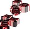 Red and Black Birthday Party Tableware Supplies Set, Red Birthday Party Confetti Sprinkles Happy Birthday Party Decorations 40PCS